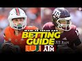 No. 13 Miami vs No. 24 Texas A&M Betting Guide: Free Picks, Props, Best Bets | CBS Sports HQ