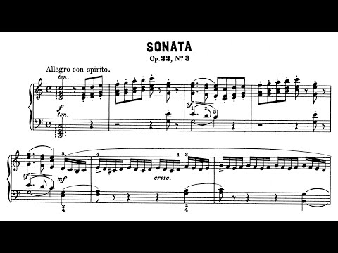 Muzio Clementi - Piano Sonata Op. 33 No. 3
