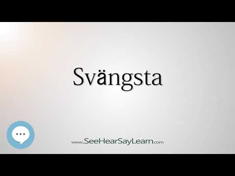 Svängsta (How to Pronounce Cities of the World)💬⭐🌍✅