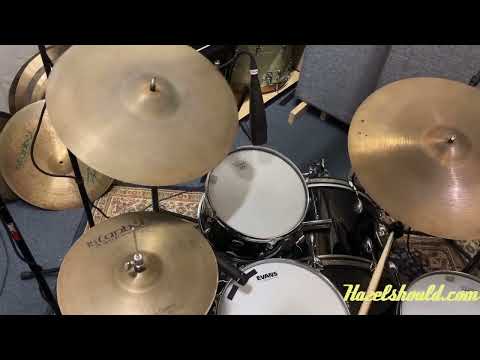 VIDEO! FULL 1970s Vintage Zildjian THIN 18” Crash 1410 g image 7