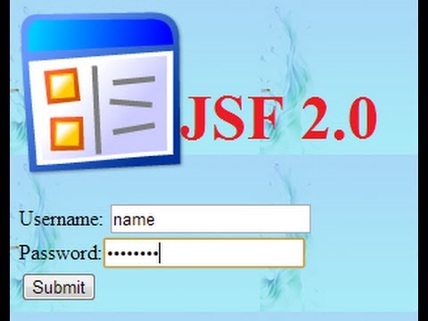 JSF JavaServer Faces Tutorial 7 Simple Login Application by Calling Method in JSF Part 2
