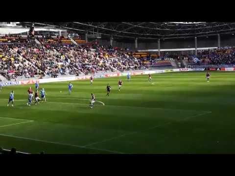 Гол Динамо Брест в ворота БАТЭ