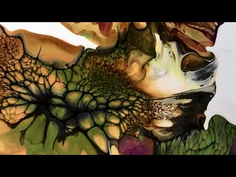 #260.  PHENOMENAL Color Combo in a 10x20 multi-puddle blowout! / art direction /color palette