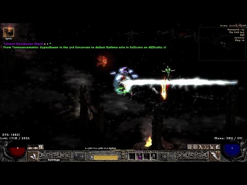 Project Diablo 2 SC S9 - #3 Light Sorc Tier 2 Rathma by JudgeDredd (with Splitting)