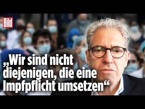Impfpflicht-Zoff: Kassenärzte machen nicht mit | Dr. Andreas Gassen bei BILD Live