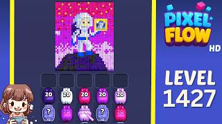 Pixel Flow Level 1427 Solution Walkthrough