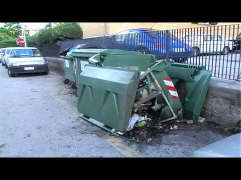 ONDA TG 28.07.2014 - CASSONETTI IN FIAMME