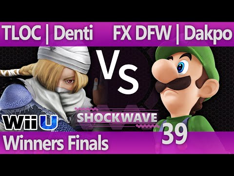 SW39 Smash 4 - TLOC | Denti (Sheik, Yoshi) vs FX DFW | Dakpo (Luigi) - Winners Finals