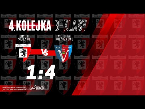 Skrót meczu Gryf II Sicienko - Victoria Kołaczkowo 1:4