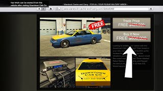 How to Get the $600,000 Taxi for FREE in GTA Online (Super Easy)