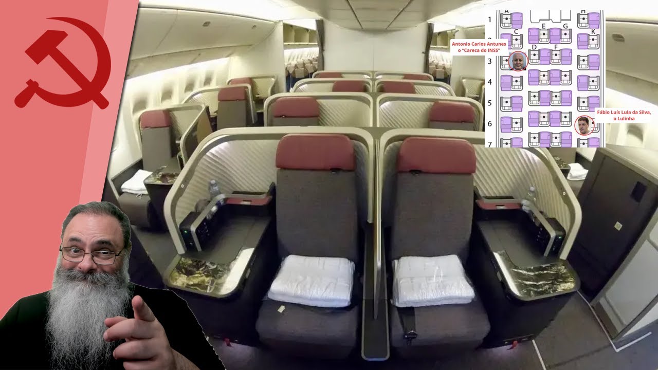 LULINHA viajante FREQUENTE viajou PRIMEIRA CLASSE para LISBOA com PASSAGEM PAGA pelo CARECA do INSS