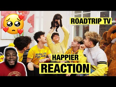 ‪Marshello ft. Bastille - Happier (RoadTrip TV) | REACTION ‬