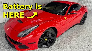 Changing the Battery on a Ferrari F12