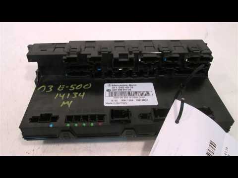 2003 Mercedes E500 2115454901  SAM fusebox NIQ - mbiparts.com Used OEM Mercedes Parts - Disma... OEM
