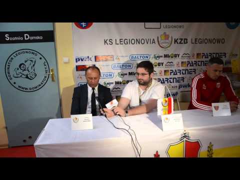 Konferencja prasowa po meczu KS Legionovia KZB Legionowo 1:0 Polonia Bytom