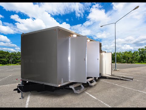 7 Station Portable Restroom Trailer | Oahu Series - Narrow Body