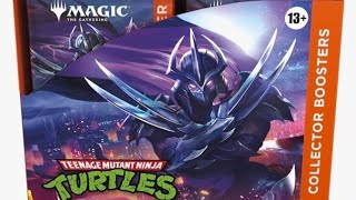 Magic MTG: Teenage Mutant Ninja Turtles COLLECTOR Booster Box! My First Look!