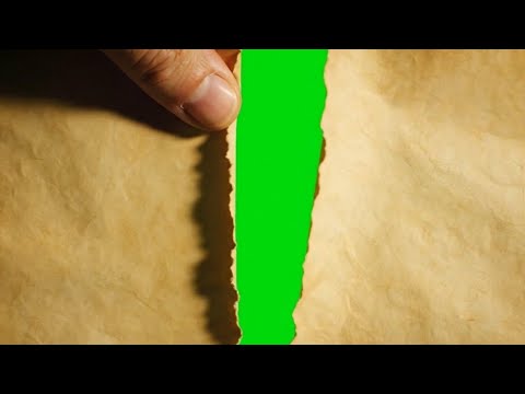 10 Paper Tear & Burn Transitions: Chroma Key Green Screen Reveal (4K Cinematic Pack) #greenscreen 