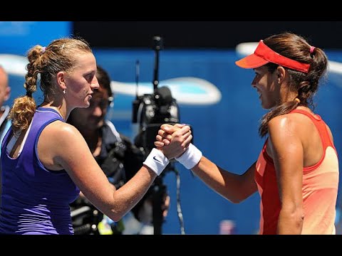 Ana Ivanovic vs Petra Kvitova Australian Open 2012 Highlights