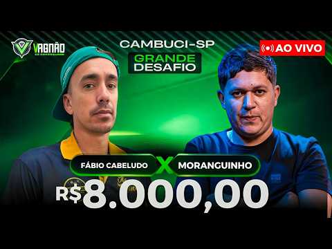 MORANGUINHO X CABELUDO  SAO PAULO CAMBUCI- NARRAÇÃO VAGNÃO ARARAQUARA - SINUCA AO VIVO - 24/04/2026