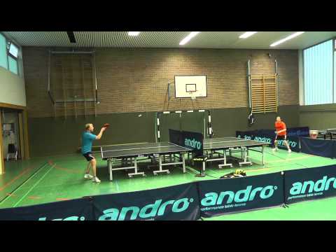 4x Table PingPong 25 Sek World biggest Match! Vierertisch | Profi Table Tennis! V.Broda R.Rosenberg