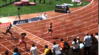 preview picture of video 'Finale du championnats de France du 100m Haies Cadettes - Valence 2014'