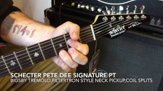 Video thumbnail for Schecter Pete Dee Signature Electric Guitar by Morrell Music Company