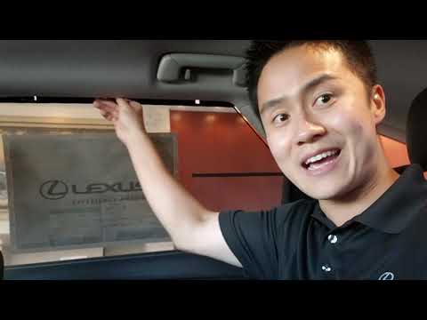 Lexus - How to use the Manual Sunshades