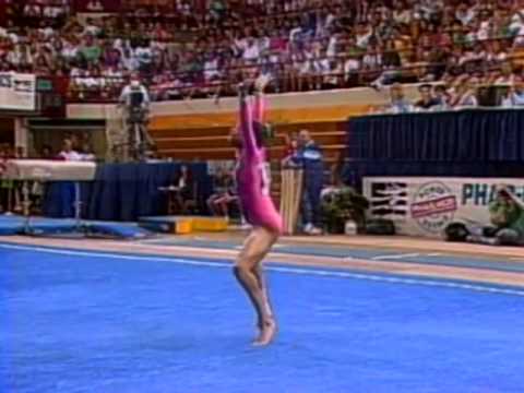 Dominique Dawes - Floor Exercise - 1992 Phar-Mor U.S. Championships - Women