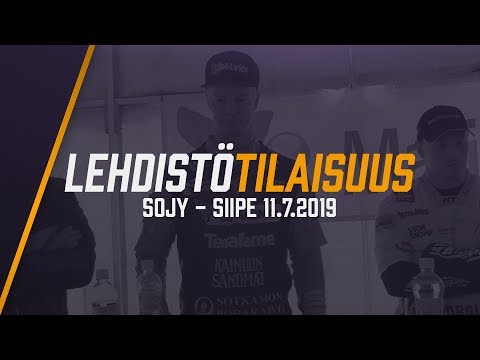 Lehdistötilaisuus: SoJy - SiiPe 11.7.2019