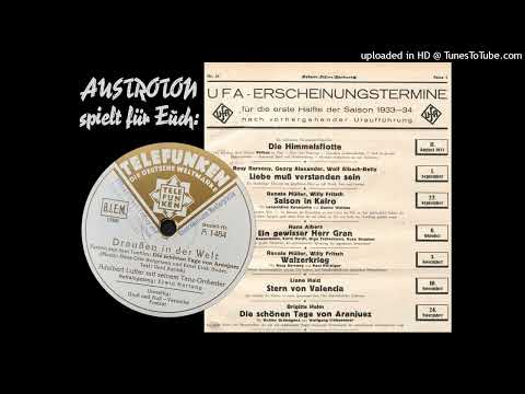 Adalbert Lutter Tanzorch., Erwin Hartung (voc): Draußen in der Welt - Foxtrot (Berlin 1933)
