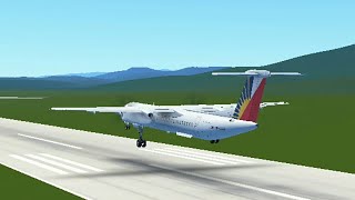preview picture of video 'Landing at my home airport at Tandag (RPMW)'