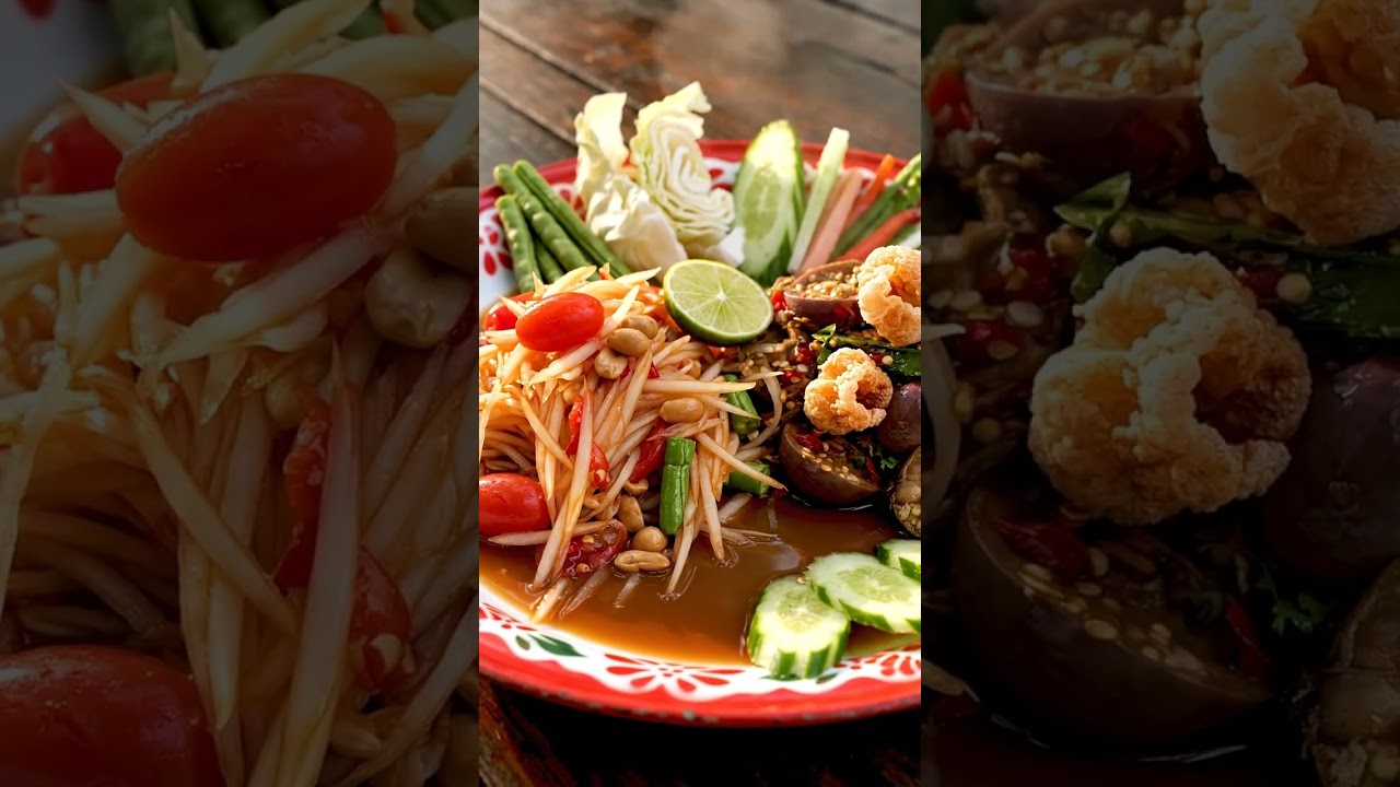 ส้มตำถาด แซ่บคักอีหลี😘