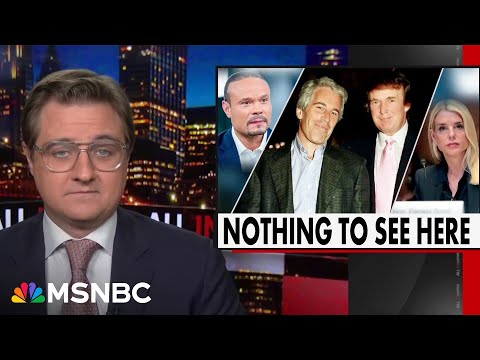 Trump is 'desperate' for people to stop talking about Epstein, says Hayes