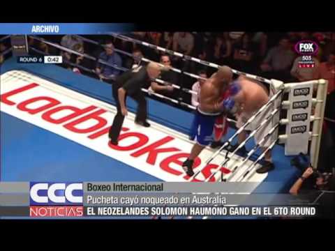 Boxeo Internacional  Pucheta cayó noqueado en Australia