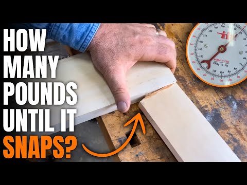 How Strong Are Dowel Joints? (hint: surprisingly strong)