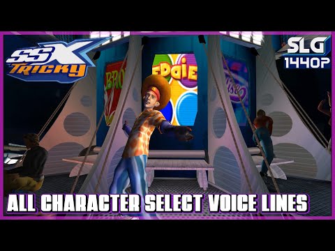 SSX Tricky - All Character Select Voice Lines [2.5K]