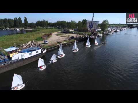 NIJKERK - kogge bij de Zuidwal