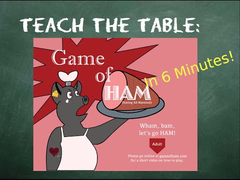 How to Play Game of Ham: Adult Set - Teach The Table