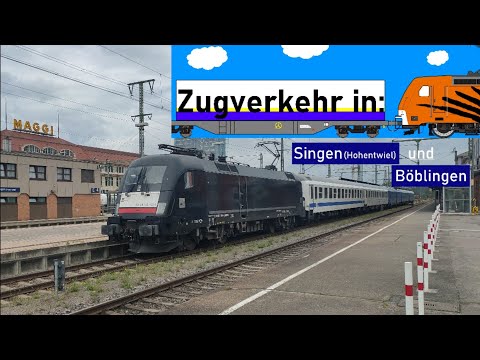Zugverkehr in Singen (Htw) und Böblingen