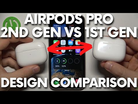 AirPods Pro 2nd Gen vs AirPods Pro 1st Gen - Design Comparison