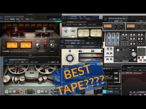 Tape Plugin Comparison: Softube, FabFilter, UAD, U-He, Waves, Ozone