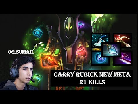 OG.Sumail (Rubick) Mid Carry New Meta | Physical Damage Build | 21 Kills