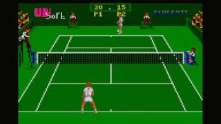 [AMSTRAD GX4000] Pro Tennis Tour (Great Courts) (Gameplay Run-through)