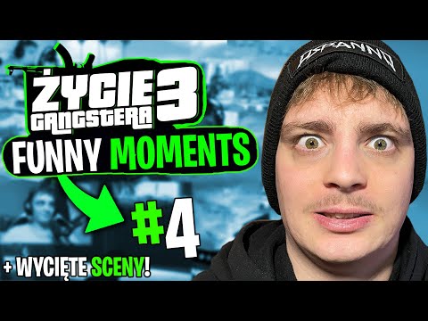 NAJLEPSZE MOMENTY + WYCIĘTE z GTA V ŻYCIA GANGSTERA! #4