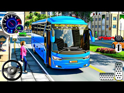 Euro Coach Bus City Driving Simulator 3D : Android Gameplay