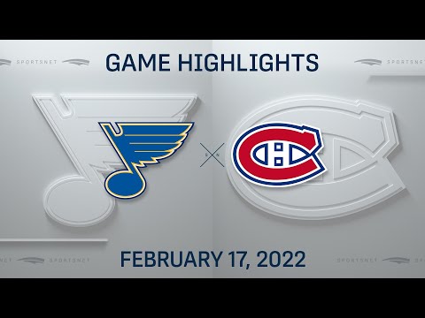 NHL Highlights | Blues vs. Canadiens - Feb. 17, 2022