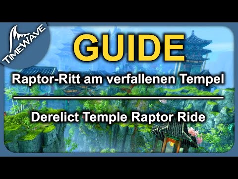 GW2 "Raptor-Ritt am verfallenen Tempel / Derelict Temple Raptor Ride" | End of Dragons