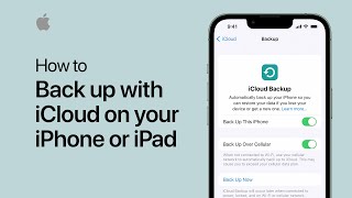 How to back up your iPhone, iPad, or iPod touch to iCloud | Apple Support