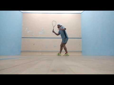 Squash Drop Shot Self Practice